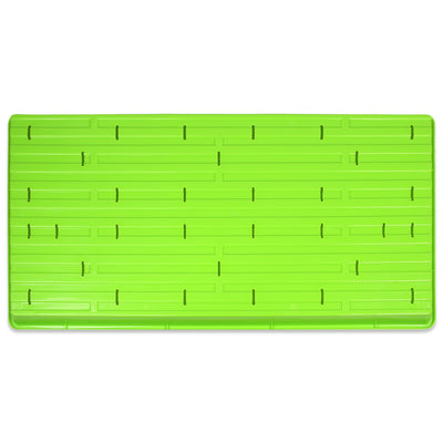 1020 Heavy Duty Microgreen Trays – Shallow With Holes – Green