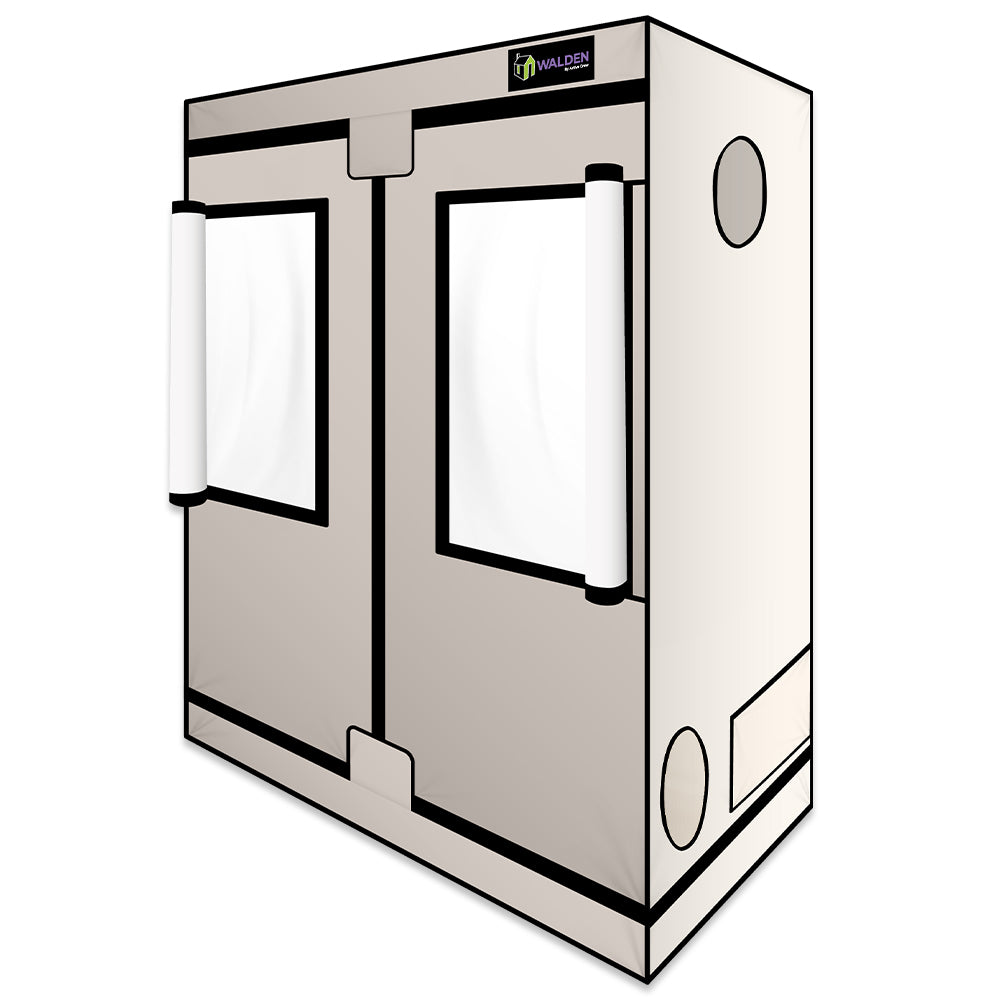2x4 tent 2′x4′ Walden White Grow Tent