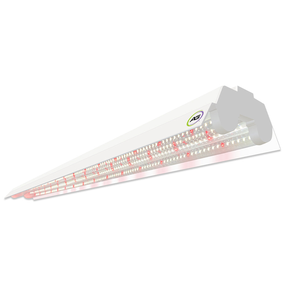 can white led lights grow plants Integrated 4' LED Grow Light – Dual T8 Sun White Pro Spectrum