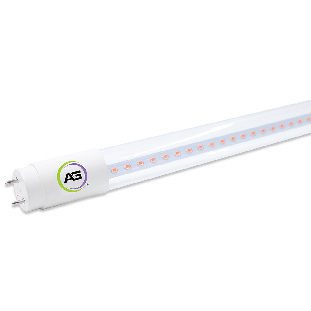 8 foot fluorescent grow light bulbs T8 HO 2FT LED Grow Lamp (20W Eqv.) – Red Bloom Spectrum – Active Grow