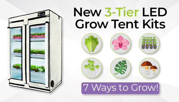 Bring Nature Indoors with Active Grow’s Next-Gen Walden White 3-Tier Grow Tents