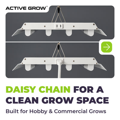 T5 HO 2.0 4FT 4 Lamp LED Grow Light (216W Eqv.) – Sun White Spectrum