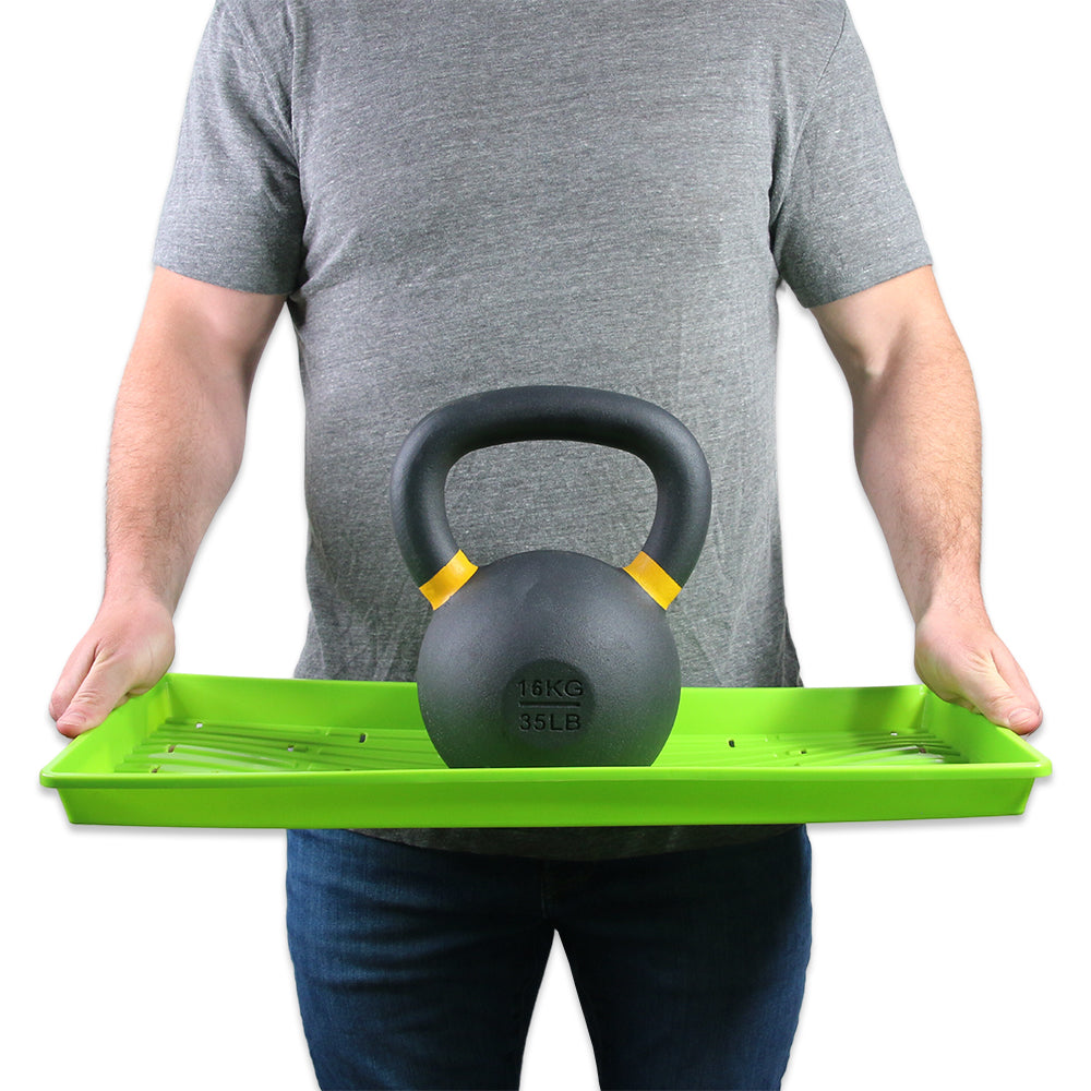 1020 Heavy Duty Microgreen Trays – Shallow With Holes