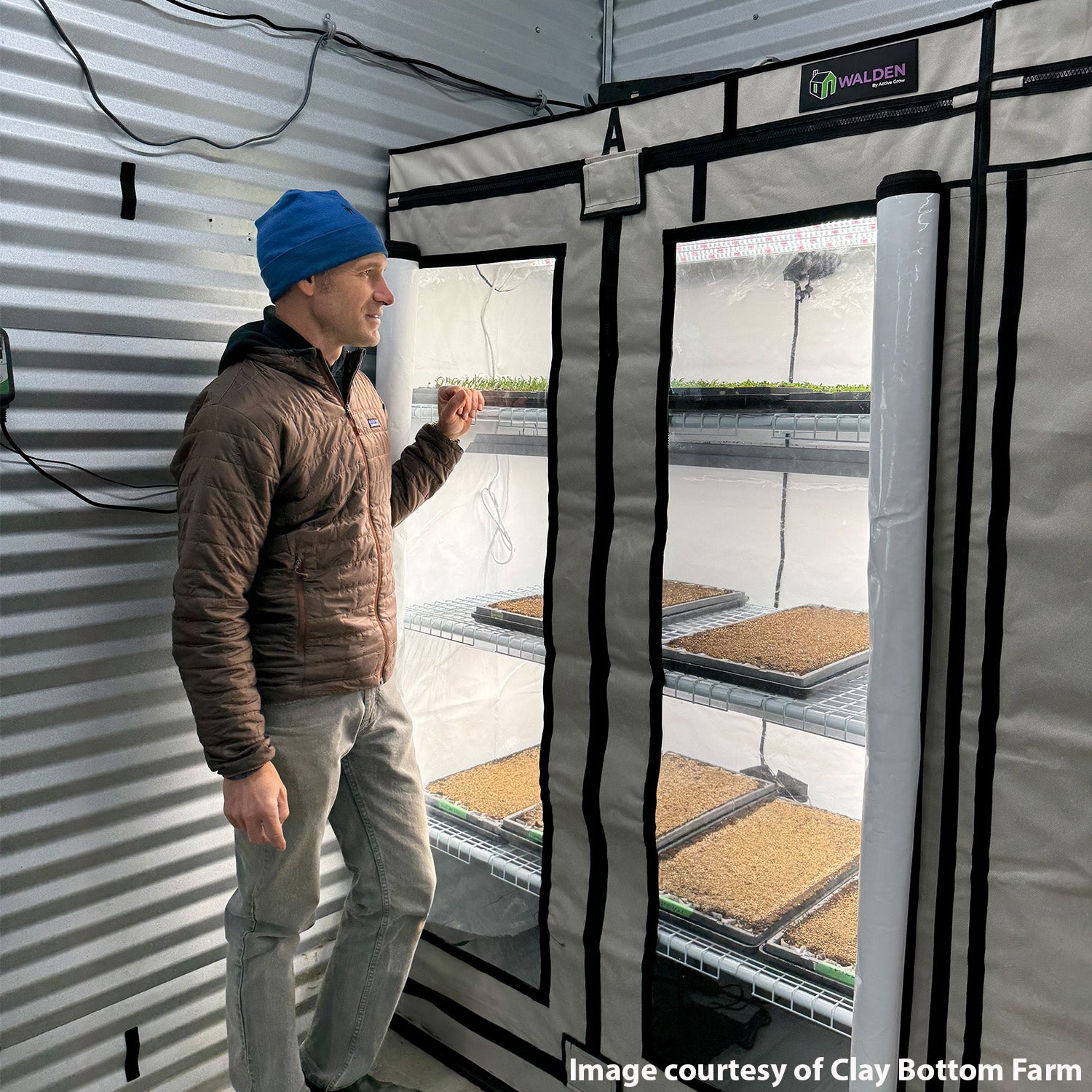 Clay Bottom Farm Reviews the Active Grow 3-Tier Walden Grow Tent