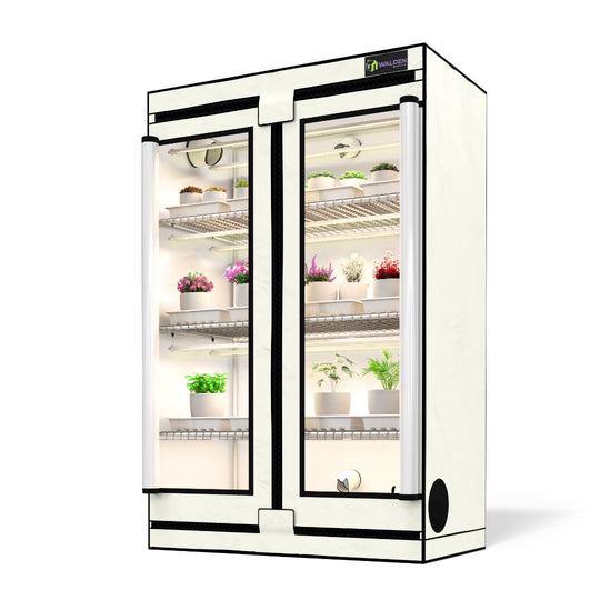 House Plants 3-Tier Walden White LED Grow Tent Kit – Active Grow
