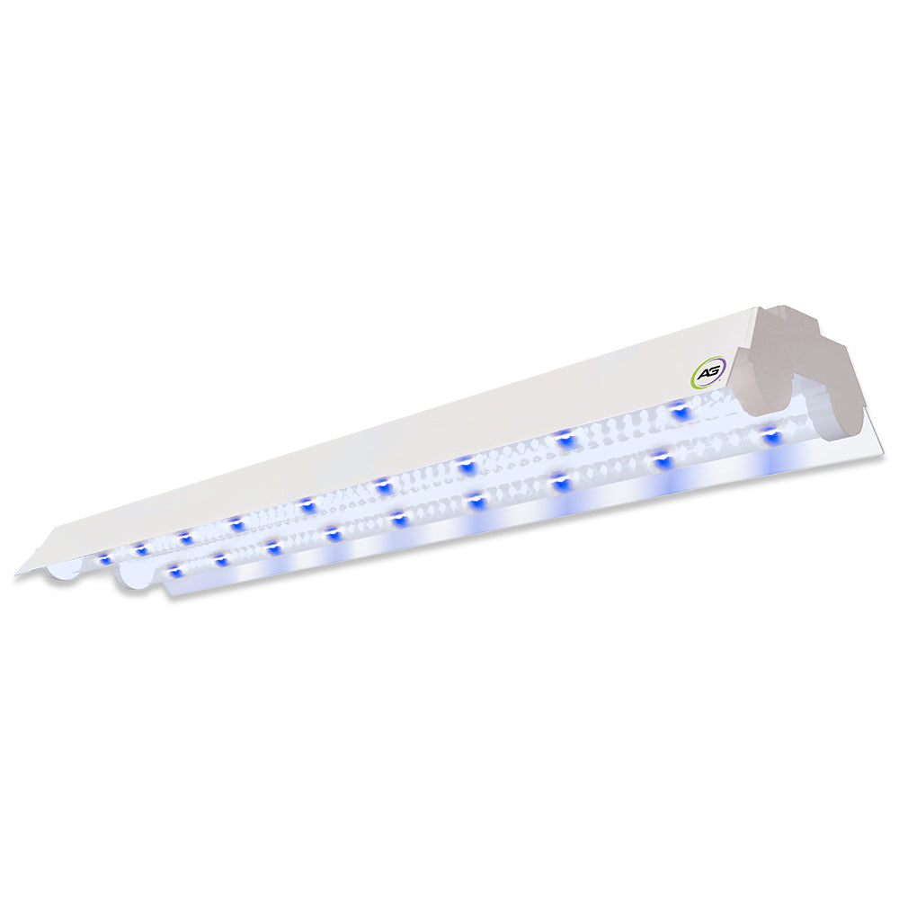 Integrated Dual T8 2FT LED Mushroom Grow Light – Blue Sun Spectrum