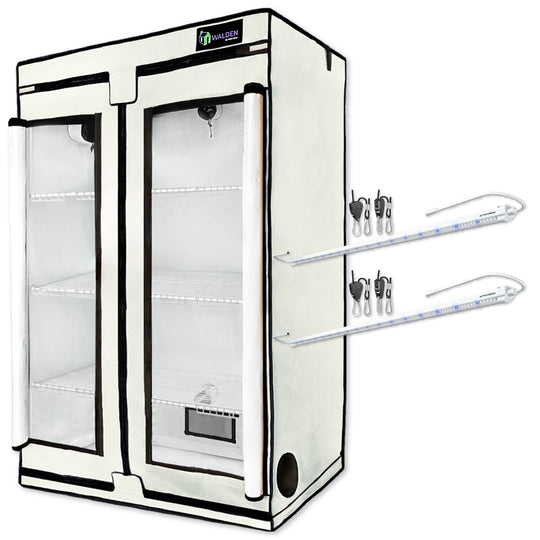magic mushroom grow tent Mushroom Fruiting & Incubation 3-Tier Walden White LED Grow Tent Kit –  Active Grow