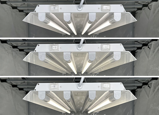 Active Grow T5 HO 2.0 4FT 4 Lamp LED Mushroom Grow Light (216W Eqv