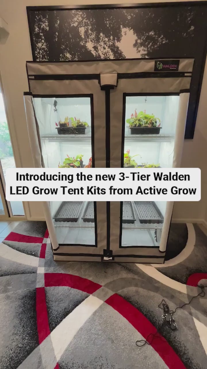 3-Tier Walden White Grow Tent – Active Grow