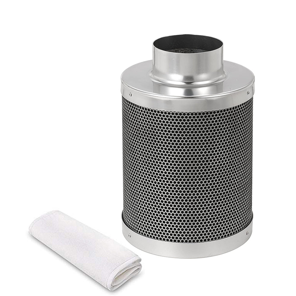 Walden White 4" Ventilation & Air Filtration Kit – Inline Fan, Carbon Filter & Ducting Combo